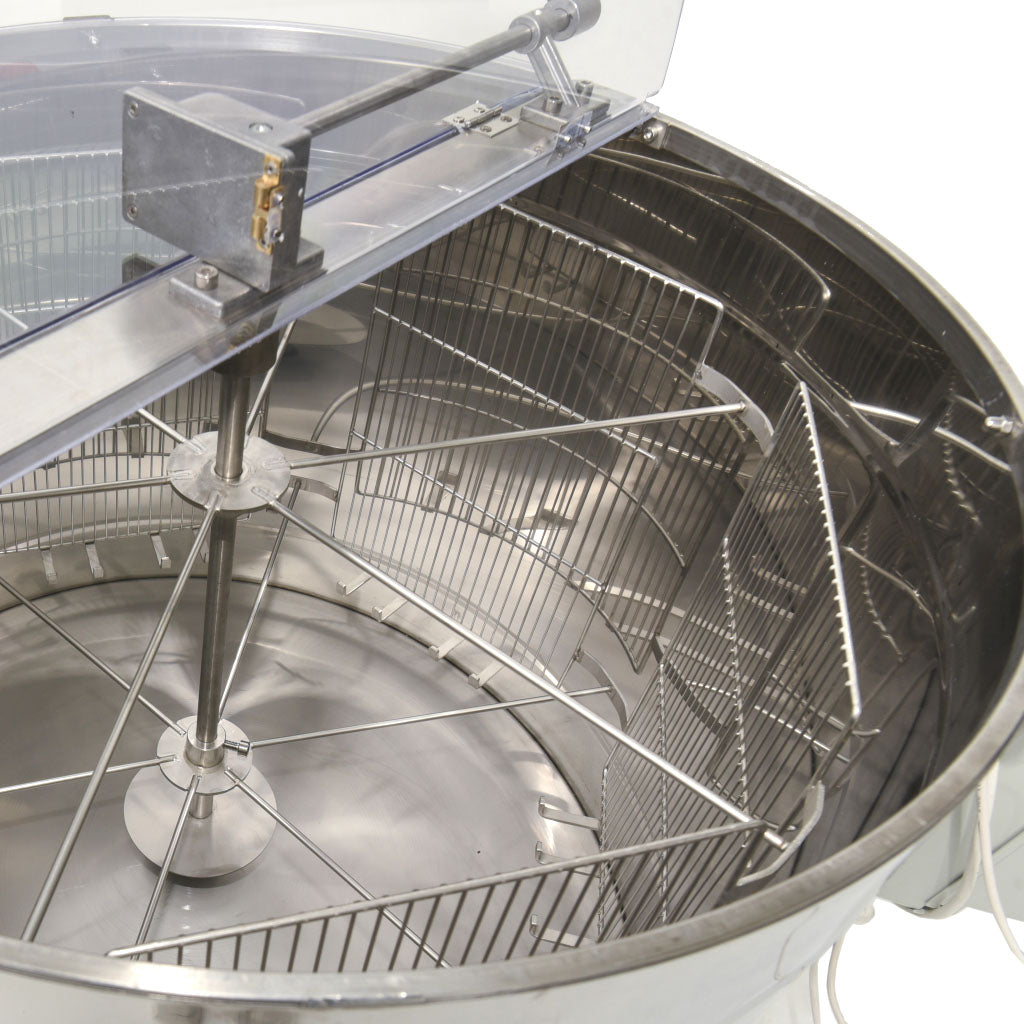 premium tangential extractor. Digital programmable control. all stainless steel construction. Holds 6 frames