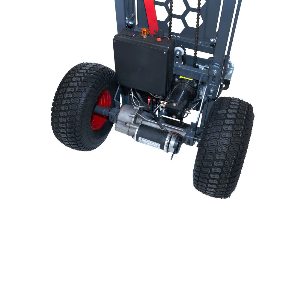motorized and lithium battery operated hive lifter.