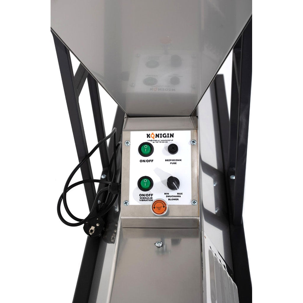 stainless steal pollen or grain cleaner with blower fan