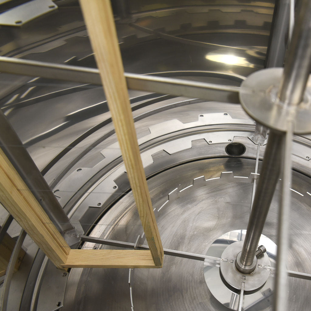 premium tangential honey extractor.  Digital programmable control.  all stainless steel construction.  standard honey gate