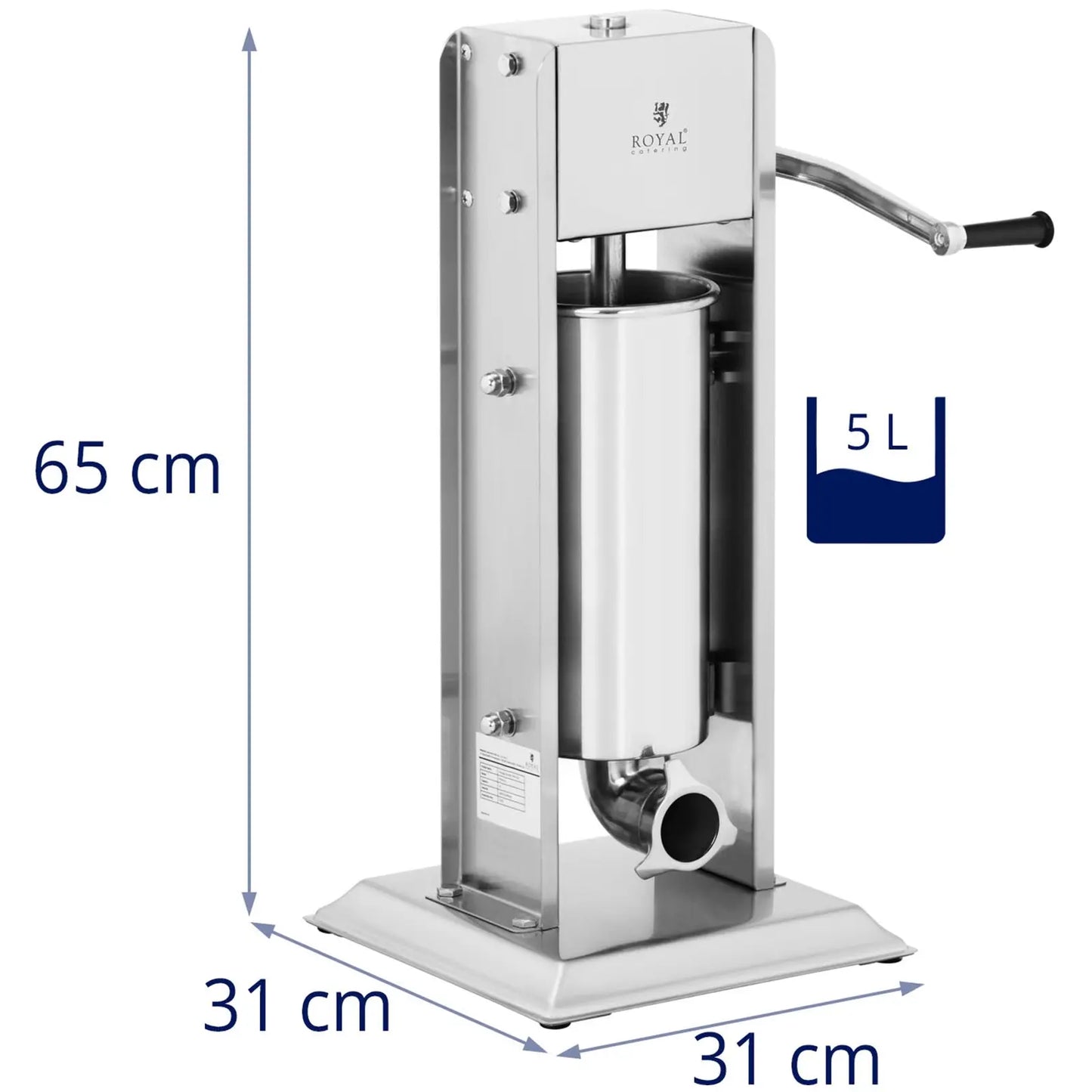 sausage stuffer, upright, commercial