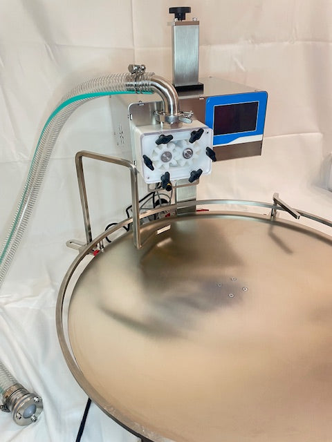honey bottling machine with turntable