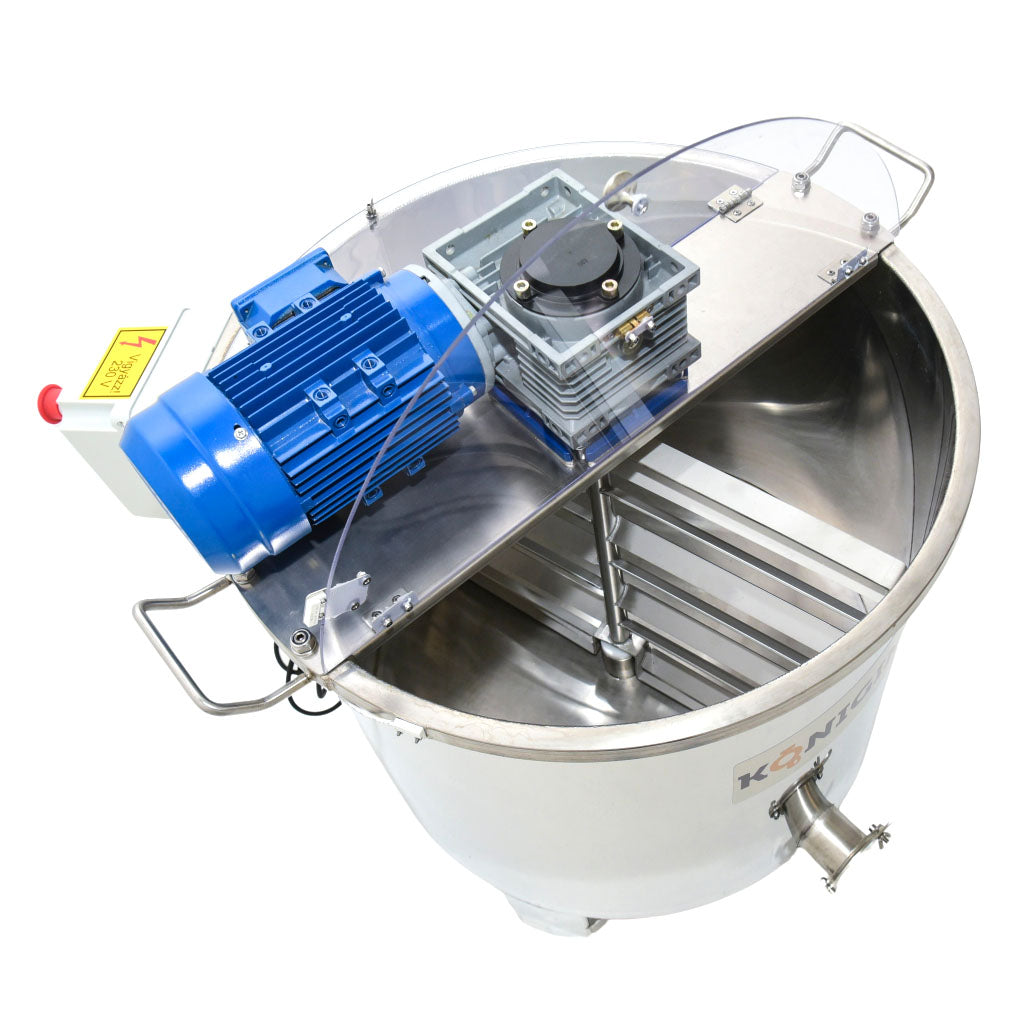 heated creamer.  All stainless steel construction.  automatic programmable or continuous