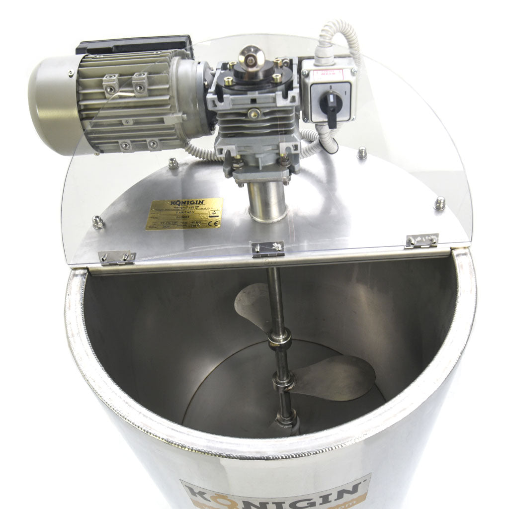 stainless steel honey tank.  double walled and heated. other sizes and with different features are availalble  digital temperature control